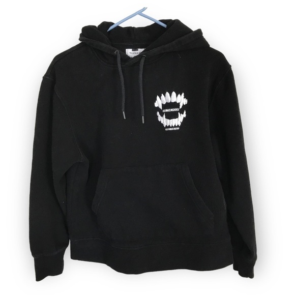 Topman Other - Topman cotton blend eat the poor feed the rich hooded sweater